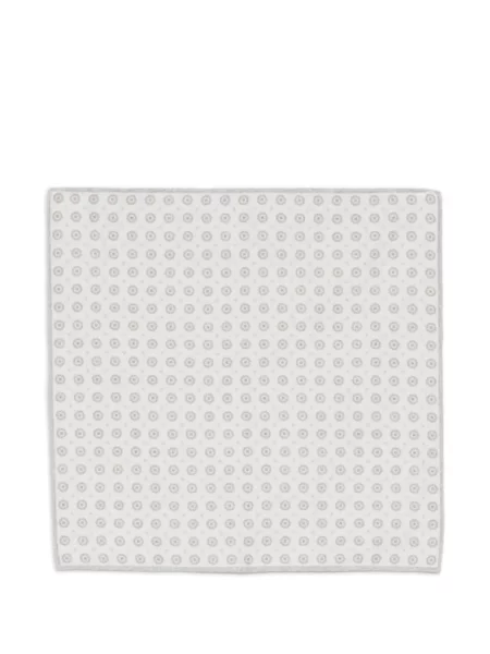 Fular Eleventy cu imagine cu imprimeu geometric gri