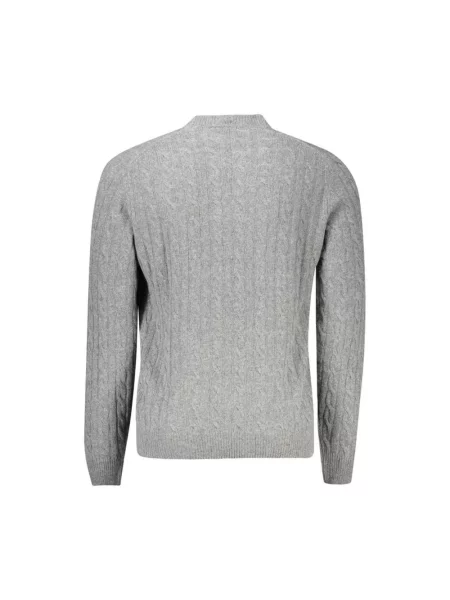 Sweter North Sails z kaszmiru z długim rękawem szary