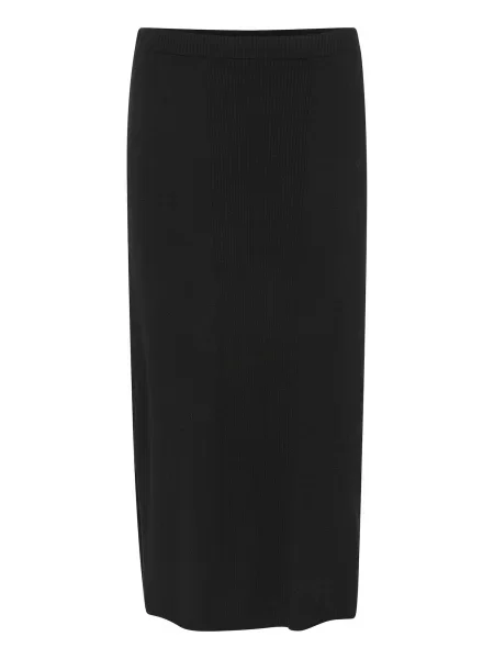 Cream Fustă Dela' negru