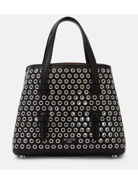 Torebka skórzana Alaã¯a skórzana czarna