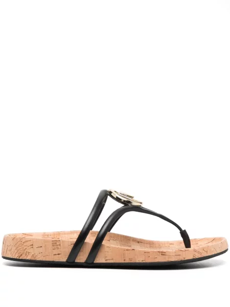 Sandale Michael Michael Kors din piele transparente negru