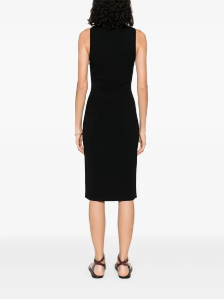 Rochie midi Toteme până la genunchi de costum negru