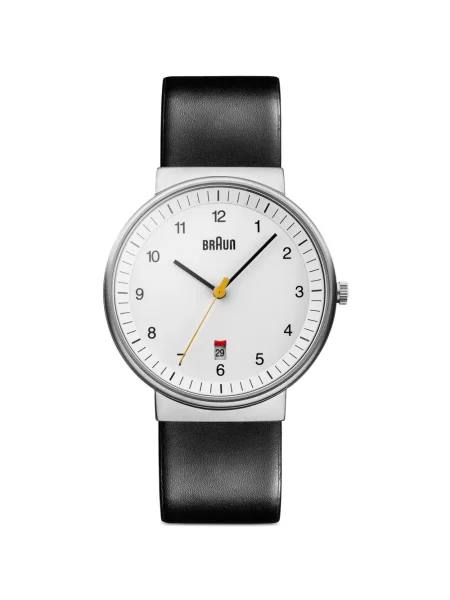 Ceas Braun Watches din piele clasic alb