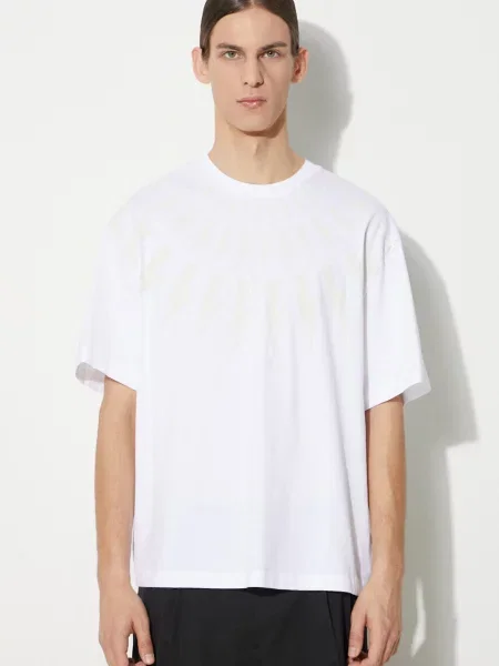 Футболка Neil Barrett з принтом білий