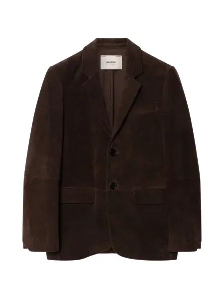 Sacou Zadig&voltaire din piele de căprioară maro
