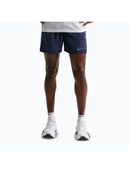 Pantaloni scurți pentru bărbați Nike Miler Dri-Fit Brief Lined 5" midnight navy
