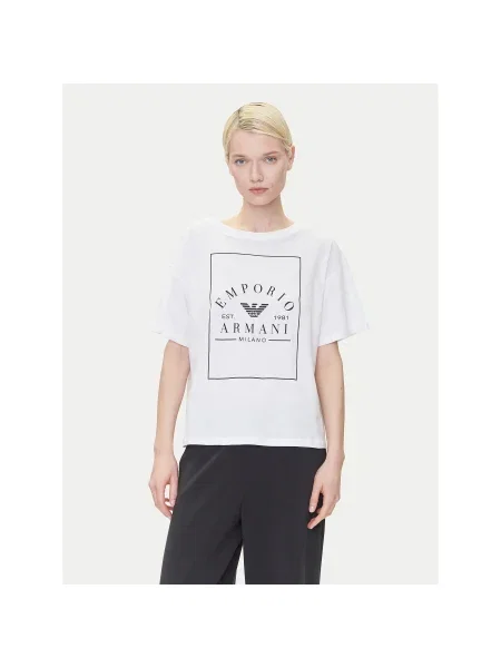 Emporio Armani Underwear Póló Loose Fit fehér