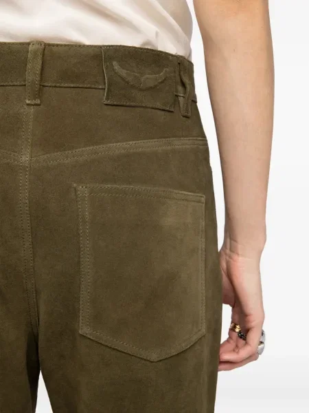 Велурени панталон Zadig&voltaire зелено