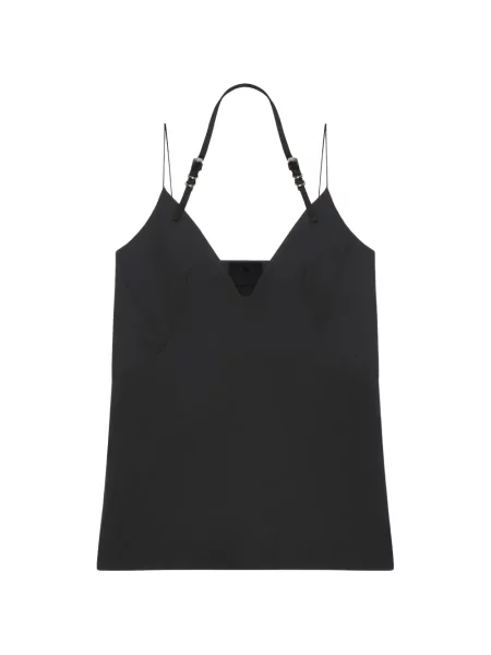 Top Givenchy cu decolteu în V negru