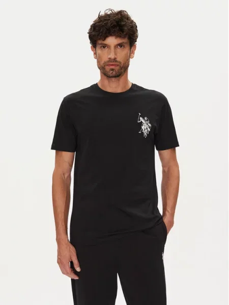 U.S. Polo Assn. T-Shirt μαύρο