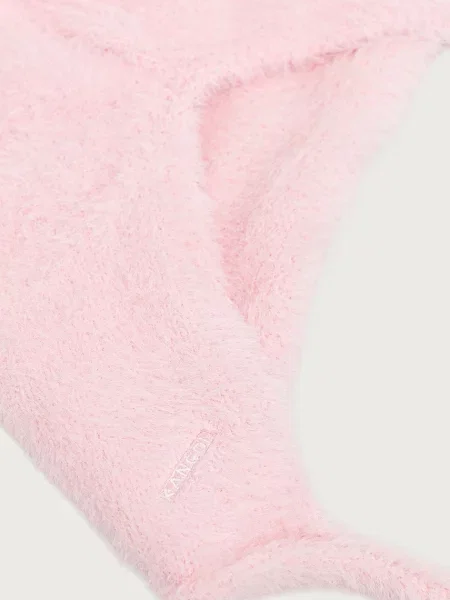 Kangol füles sapka női FAUX FUR KNIT BONNET rózsaszín