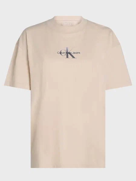 Футболка Calvin Klein Jeans з градієнтом бежева