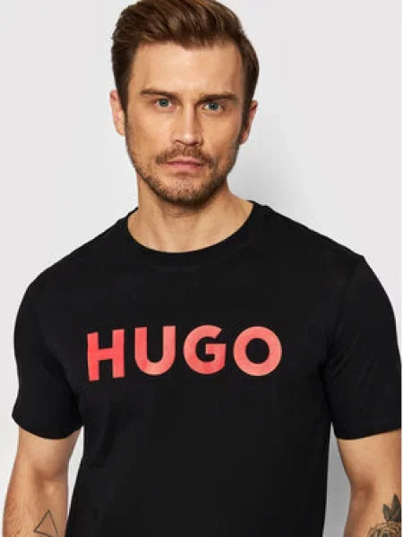 Hugo Футболка Dulivio чорний