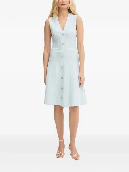 Rochie mini Guess tricotate albastru