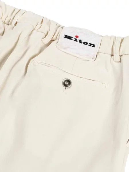 Pantaloni Kiton alb