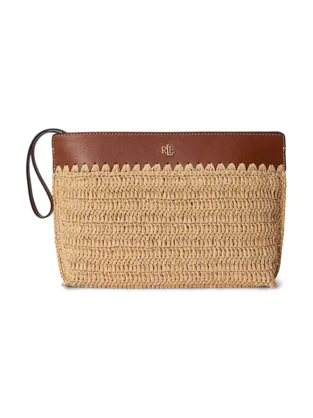 Lauren Ralph Lauren kozmetička torbica za žene smeđa