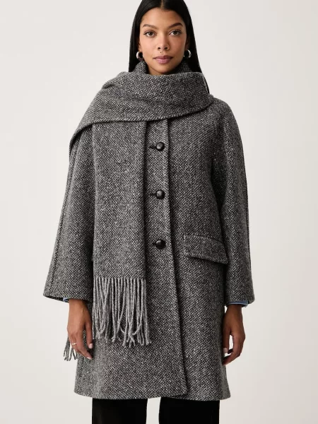 Weekend Max Mara palton pentru femei cu lână WKDLATINO gri