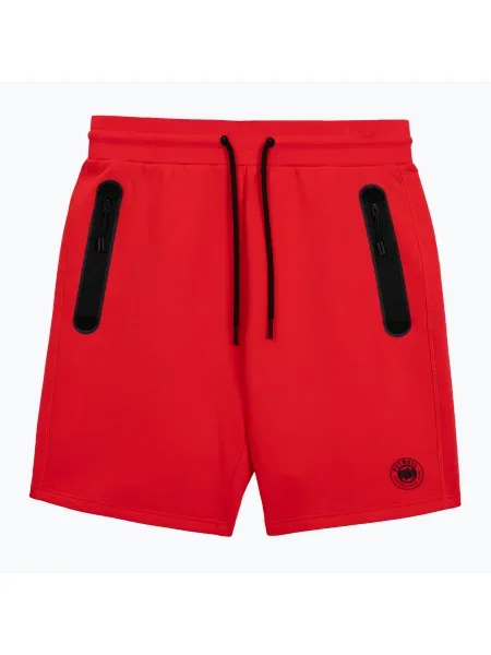 Pitbull Dogwood Sport fluo/piros férfi rövidnadrág. Méret: M piros