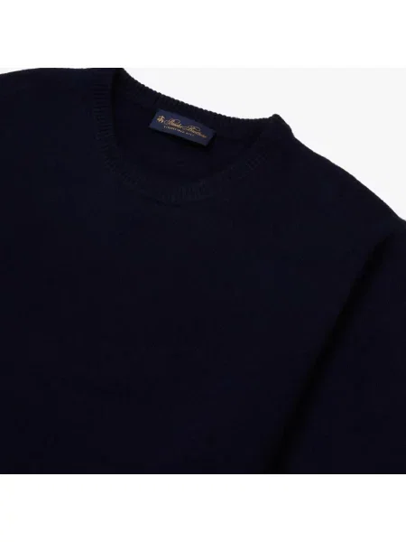 Sweter Brooks Brothers z kaszmiru niebieski