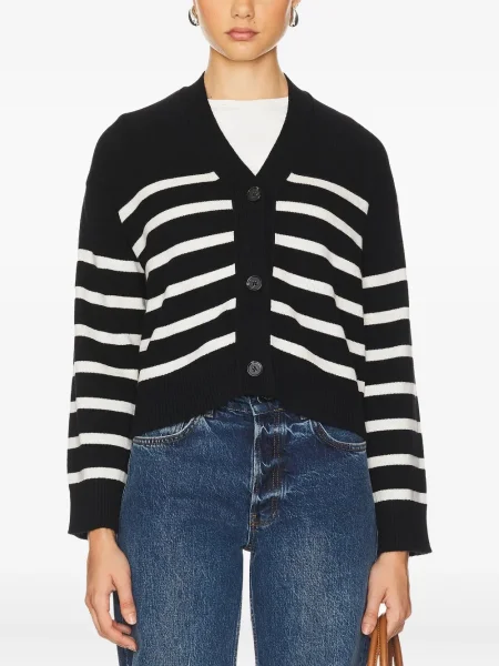 Cardigan Rails cu dungi negru