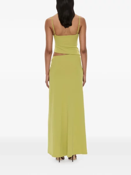 Lung rochie Christopher Esber cu volane verde