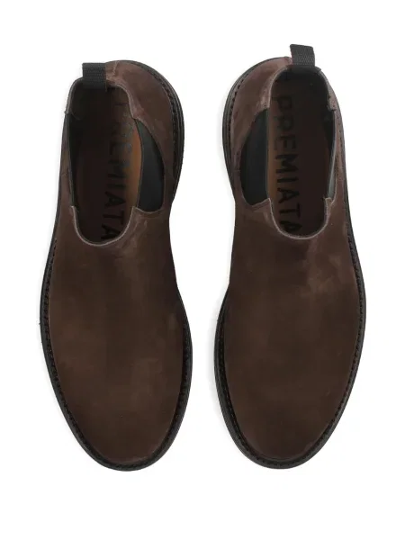 Botine chelsea Premiata din piele de căprioară maro