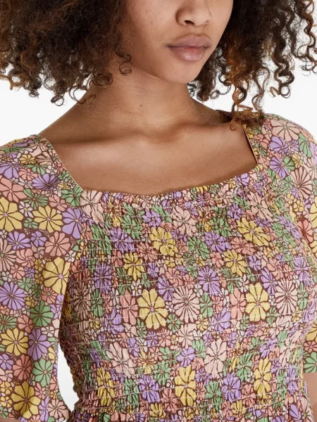 Rochie Roxy cu imprimeu tropical