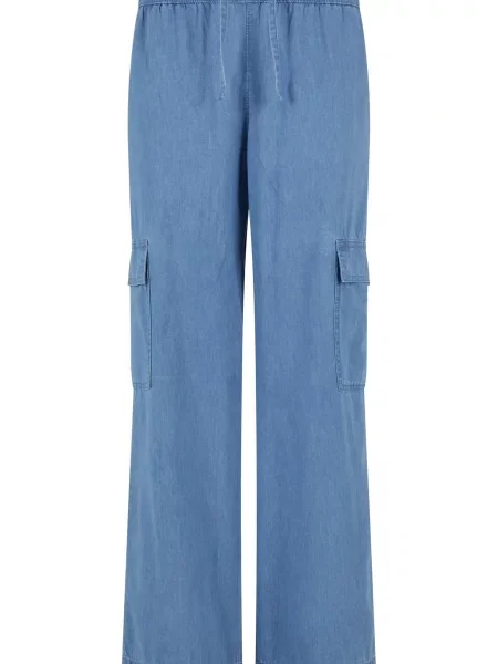 Urban Classics Pantaloni eleganți albastru