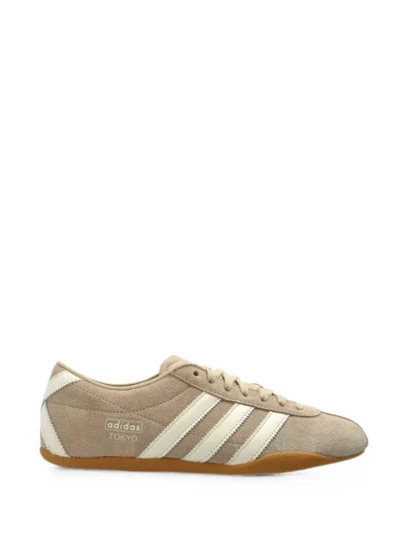 Top Adidas tricotate alergare cu broderie gri