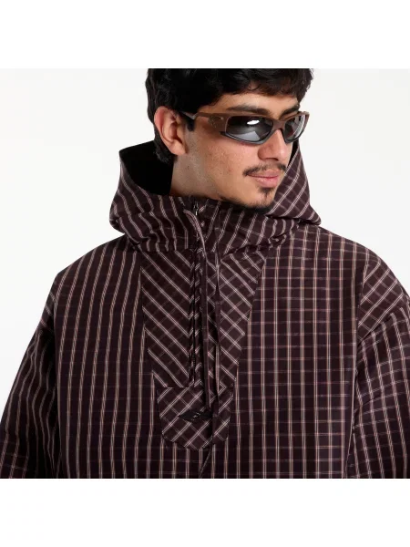 Jachetă Umbro Check Masked Anorak Burgundy L
