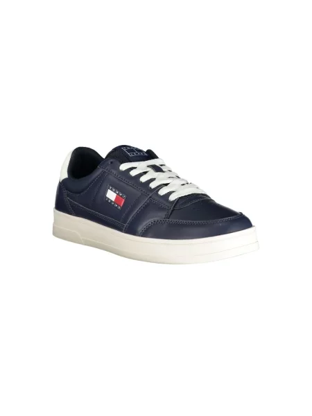 Sneakersy Tommy Hilfiger skórzane niebieskie