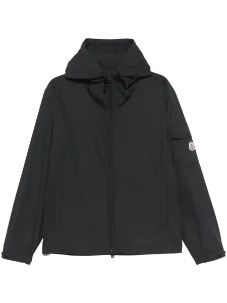 Geacă Moncler cu glugă negru