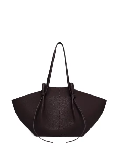 Geantă shopper Yuzefi din piele maro
