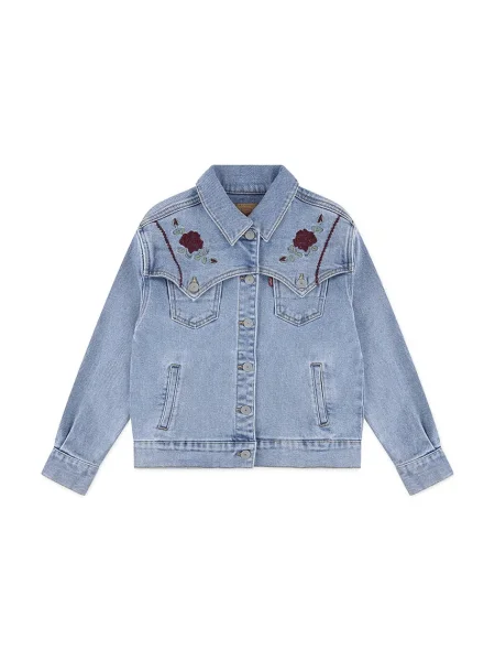 Levi's Dječja jakna OVERSIZED WESTERN TRUCKER plava