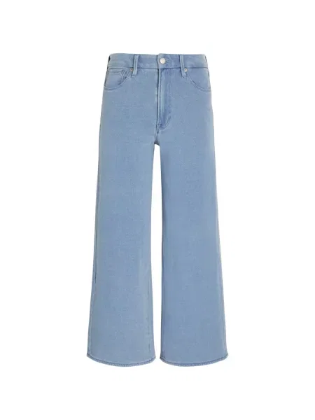 Szerokie jeansy Good American niebieskie