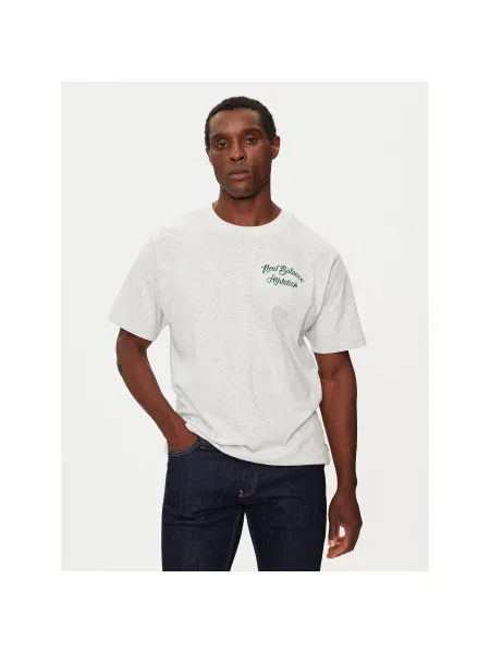 New Balance T-Shirt Regular Fit γκρι