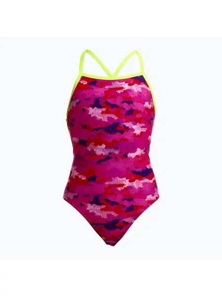 Gyerek egyrészes fürdőruha Funkita Strapped In One Piece special pops. Méret: 12 AUS