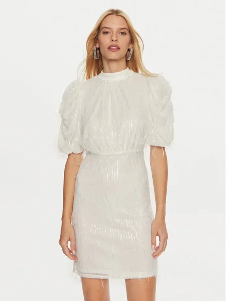 YAS Rochie cocktail Fia Écru