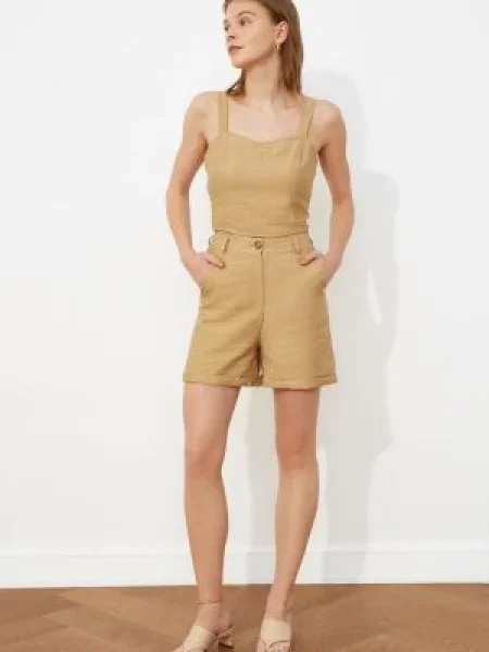 Bermude Trendyol bej