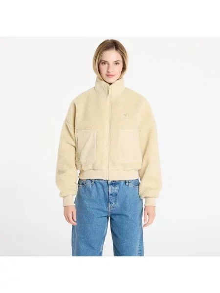 Kurtka Karl Kani OG Crop Teddy Bomber Jacket Beige L beżowy