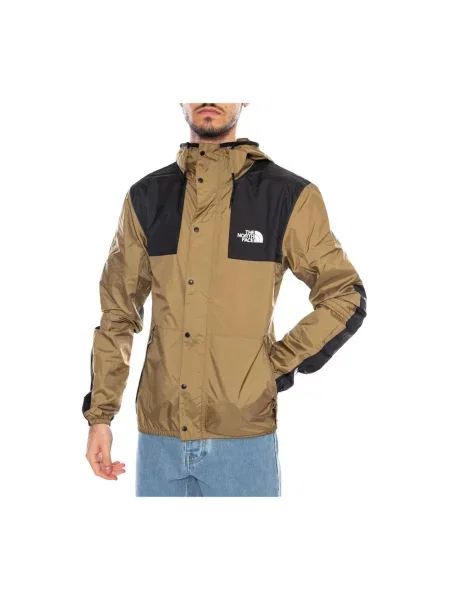 Kurtka w kroju regular fit z nadrukiem z logo model „Mountain” The North Face zielona