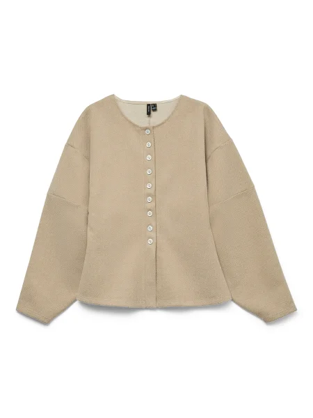 VERO MODA Geacă tricotată VMKleia' bej