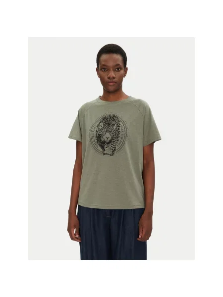 Fransa Футболка Regular Fit зелений