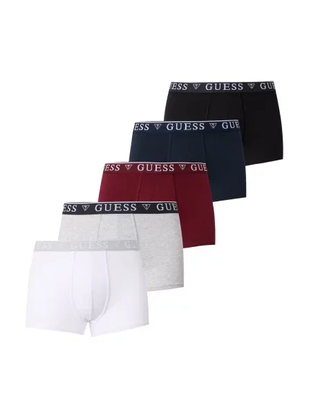 GUESS Boxeri bleumarin / gri deschis / roșu bordeaux / negru alb