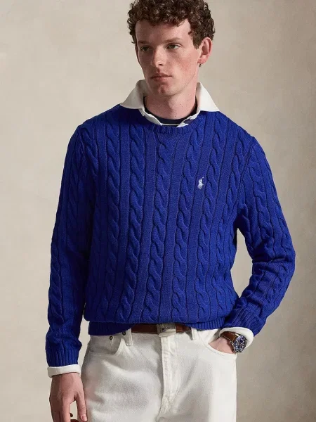 Polo Ralph Lauren pulover pentru bărbați din albastru