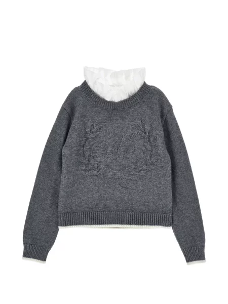 Sweter dziecięcy Monnalisa szary