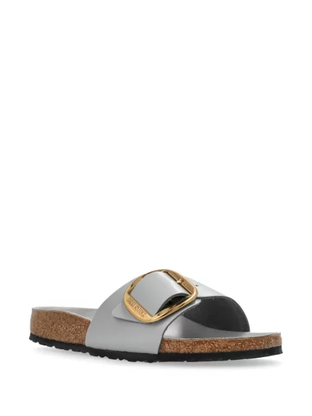 Šlepetės Birkenstock su sagtimis pilka