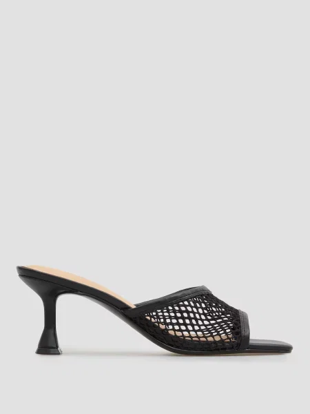 Мюлі GUESS текстиль чорний