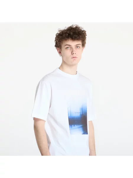 Тениска Calvin Klein Jeans Hazy City Tee White S бяло