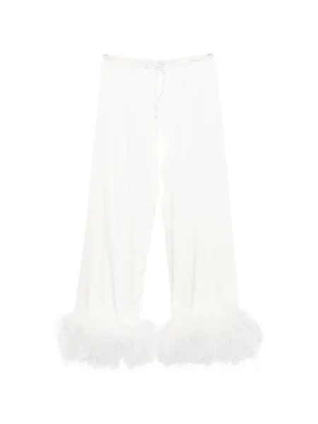 Pantaloni Oseree cu pene cu cordon alb